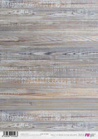 Decoupage-arkki A4 - Paneles De Madera Veteada Horizontal Papers For You Rice Paper