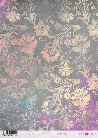 Decoupage-arkki A4 - Gothic Soul Papers For You Rice Paper