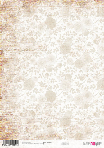Decoupage-arkki A4 - Elegance Papers For You Rice Paper
