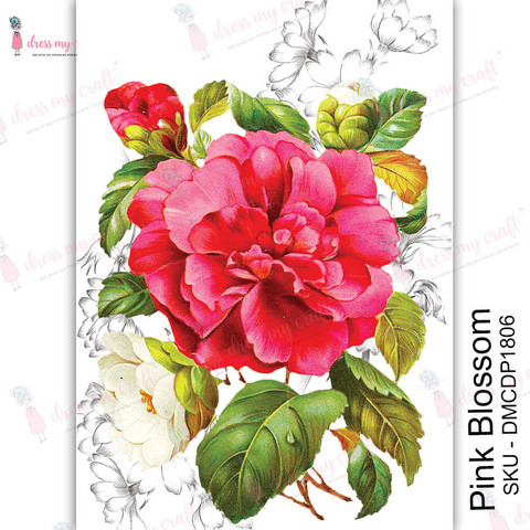 Vesisiirtokuva A4 - Pink Blossom