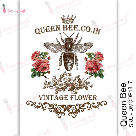 Vesisiirtokuva A4 - Queen Bee