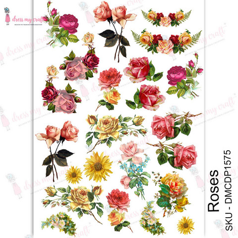 Vesisiirtokuva A4 - Roses