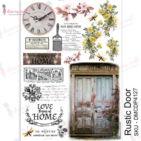 Vesisiirtokuva A4 - Rustic Door