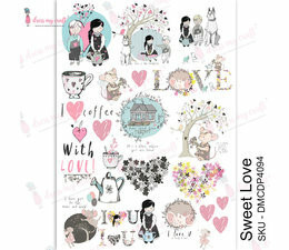 Vesisiirtokuva A4 - Sweet Love