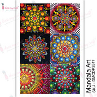 Vesisiirtokuva A4 - Mandala Art