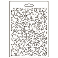 Muotti 15x21 cm - Stamperia Soft Mould Savana Crackle Pattern
