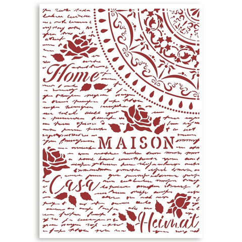 Sabluuna A4 - Stamperia Stencil Casa Granada Home, Maison
