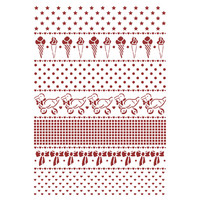 Sabluuna A4 - Stamperia Stencil Daydream Borders