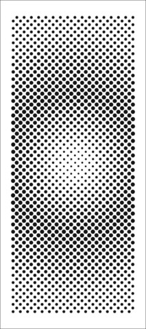 Sabluuna 10x21 cm - The Crafter's Workshop Halftones Slimline Stencil