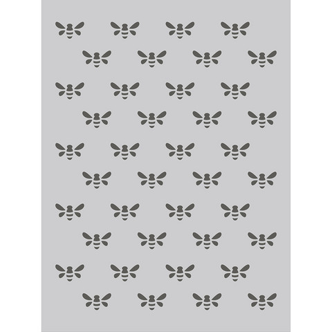 Sabluuna 15x20 cm - Simple Stories Full Bloom Stencil Bees