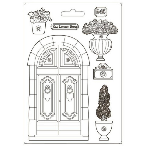 Muotti 15x21 cm - Stamperia Soft Mould Garden of Promises Old London Road