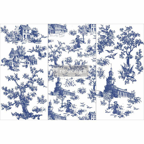 Siirtokuva 30x45 cm - Toile Redesign With Prima Transfer Decor Transfers