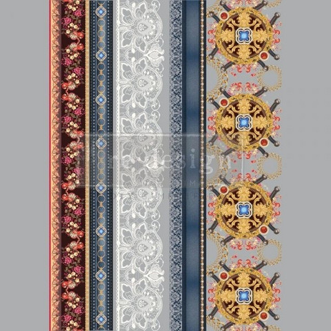 Siirtokuva  60x88 cm - Cece Divine In Denim Redesign With Prima Decor Transfers