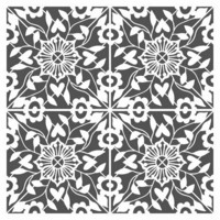 Sabluuna 15x15 cm - The Crafter's Workshop Flourish Tile