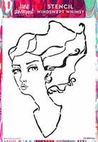 Sabluuna 21x30 cm - Creative Expressions Jane Davenport Mask & Stencil  Windswept Whimsy
