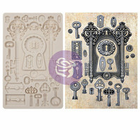 Silikonimuotti 20x13 cm - Finnabair Locks and Keys Moulds