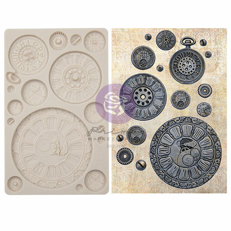 Silikonimuotti 20x13 cm - Finnabair Clock Faces Moulds