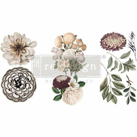 Siirtokuva  45x30 cm - Natural Flora Redesign With Prima Decor Transfers