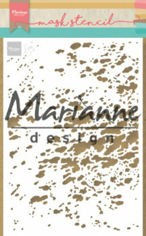 Sabluuna 15x21 cm - Marianne Design Mask Stencil A5 Tiny's Splash