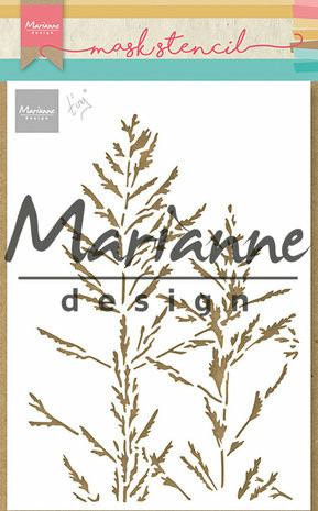 Sabluuna 15x21 cm - Marianne Design Mask Stencil A5 Tiny's Indian Grass