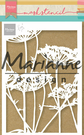 Sabluuna 15x21 cm - Marianne Design Mask Stencil A5 Tiny's Hemlock