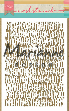 Sabluuna 15x21 cm - Marianne Design Mask Stencil A5 Tiny's Faded Corduroy