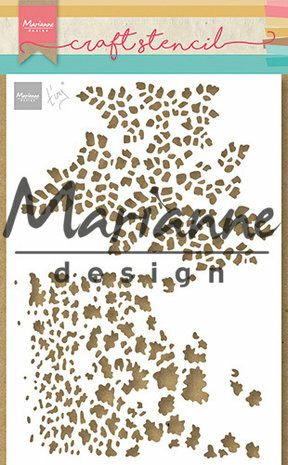 Sabluuna 15x21 cm - Marianne Design Mask Stencil A5 Tiny's  Butterfly Textures