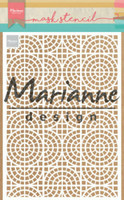 Sabluuna 15x21 cm - Marianne Design Mask Stencil A5 Mosaic Tiles