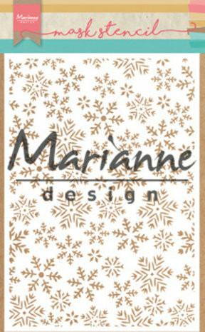 Sabluuna 15x21 cm - Marianne Design Mask Stencil A5 Ice Crystals