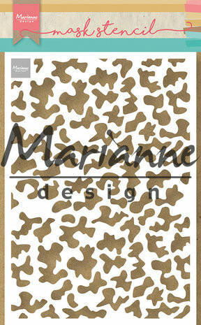 Sabluuna 15x21 cm - Marianne Design Mask Stencil A5 Camouflage