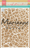 Sabluuna 15x21 cm - Marianne Design Mask Stencil A5 Broken Tiles
