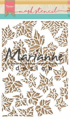 Sabluuna 15x21 cm - Marianne Design Mask Stencil A5 Tiny's Leaves