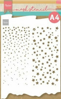 Sabluuna A4 - Marianne Design Craft Stencil Slimline Starry Night