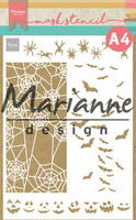 Sabluuna A4 - Marianne Design Craft Stencil Slimline Halloween