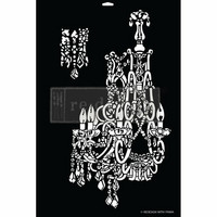 Sabluuna  45x57 cm - Empire Chandelier Re-Design with Prima Decor Stencils
