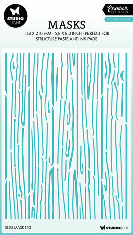 Sabluuna 15x21 cm - Studio Light Wooden Planks Essentials Mask