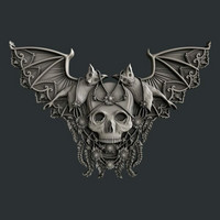 Silikonimuotti - Muotin koko n. 14x10  cm - Zuri Bat King Large