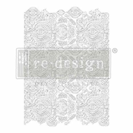 Siirtokuva  60x88 cm - White Engraving Re-Design with Prima Decor Transfers