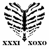 Sabluuna 20x20 cm - Andy Skinner Stencil Heart Of Bone