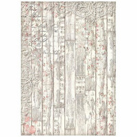 Decoupage-paperi A4 - Stamperia Rice Paper Sweet Winter Wood Pattern