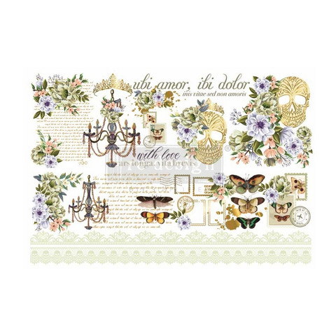Siirtokuva  60x88 cm - Cece With Love, Skully Re-Design with Prima