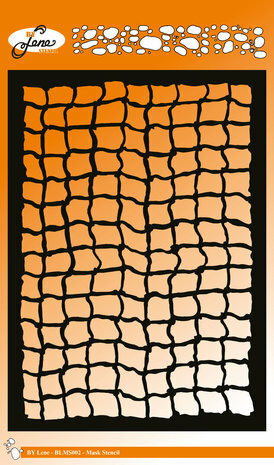 Sabluuna 15x21 cm - By Lene Grid Stencil