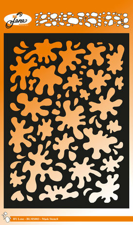 Sabluuna 15x21 cm - By Lene Splatter Stencil