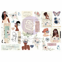 Siirtokuva  45x30 cm - Prima Marketing Indigo Rub On Transfers