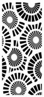 Sabluuna 10x20 cm - Creative Expressions Stencil DL Spiral Burst