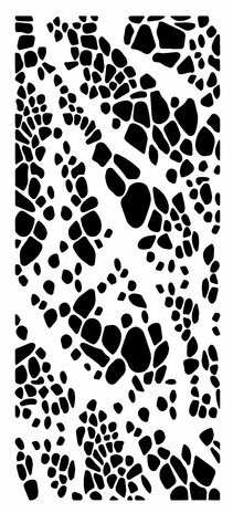 Sabluuna 10x20 cm - Creative Expressions Stencil DL Pebble Mosaic