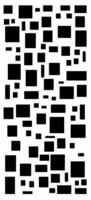 Sabluuna 10x20 cm - Creative Expressions Stencil DL Building Blocks