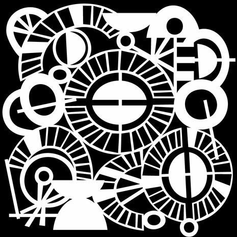 Sabluuna 15x15 cm - The Crafter's Workshop Modern Art Circles