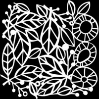 Sabluuna 15x15 cm - The Crafter's Workshop Leafy Collage