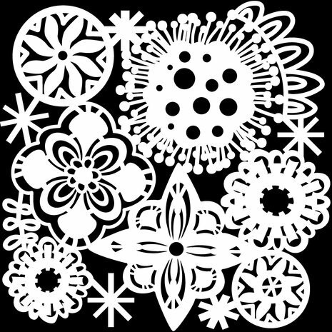 Sabluuna 15x15 cm - The Crafter's Workshop Festive Flowers